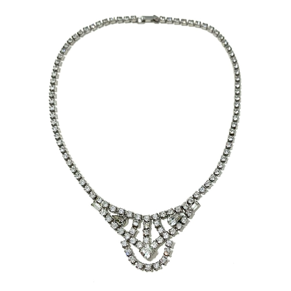 Vintage Crystal Collar Necklace